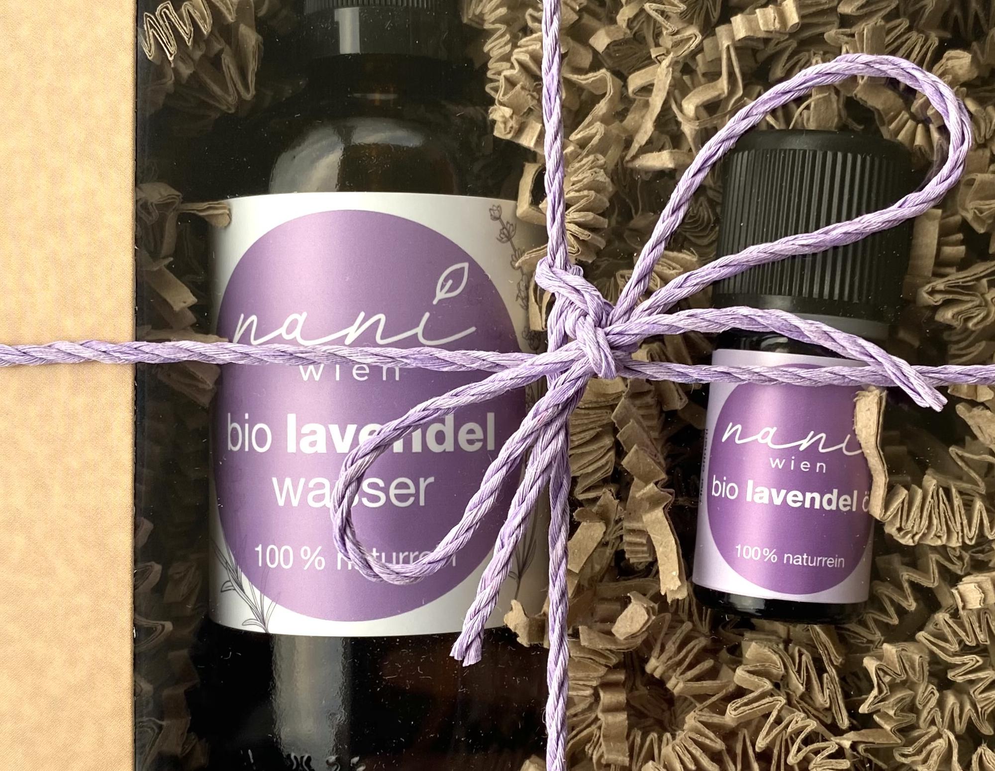 Bio-Lavendel Geschenkbox