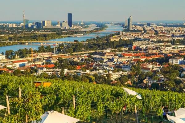 Blick auf Wien
